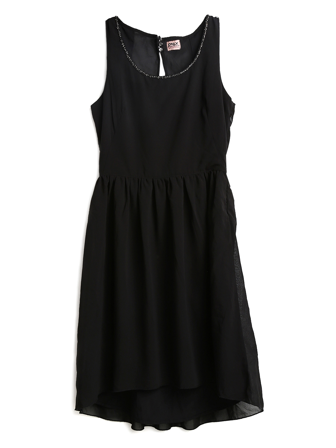 Buy ONLY Black Fit & Flare Dress - Dresses for Women 542396 | Myntra