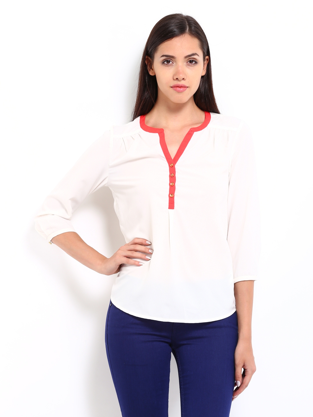 myntra white shirts