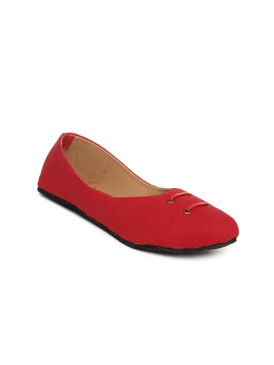 Buy Hm Women Red Flat Shoes Flats For Women 169478 Myntra 0554