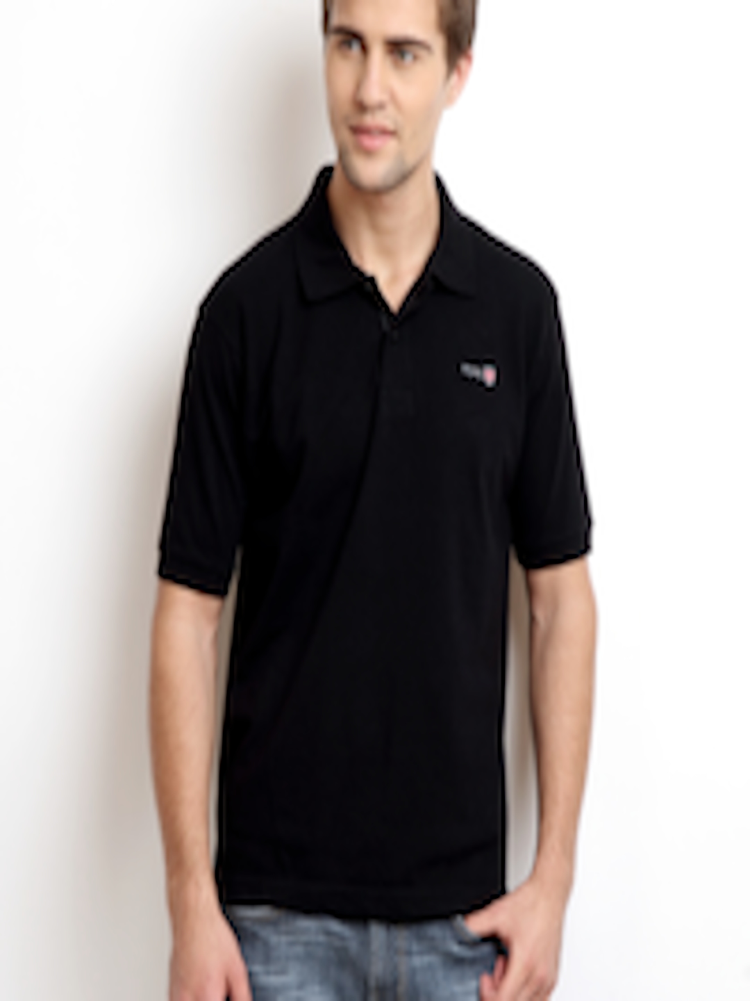 Buy Pepe Jeans Men Black Polo T Shirt - Tshirts for Men 192362 | Myntra