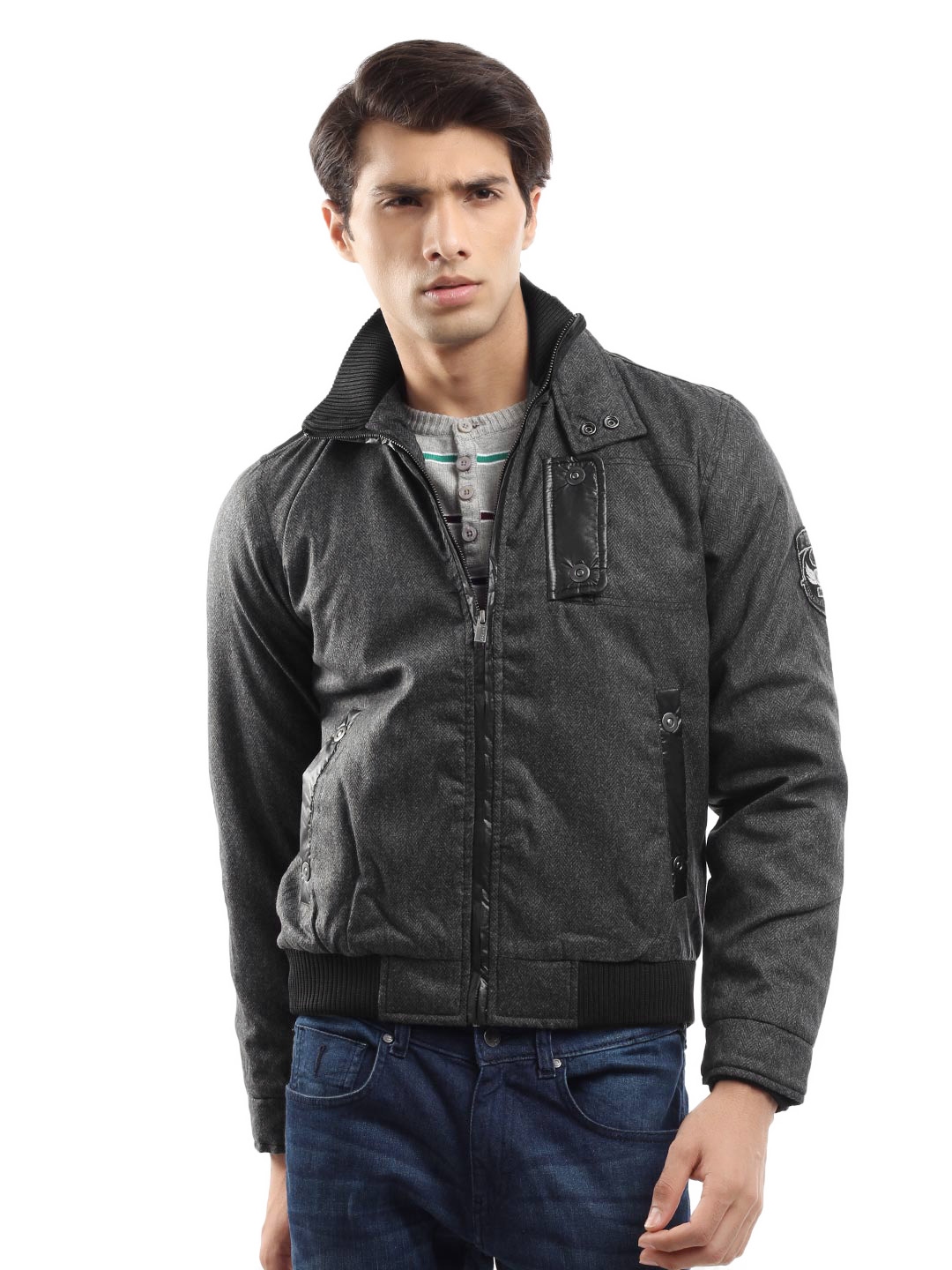 Buy Proline Charcoal Grey Bomber Jacket Jackets for Men 89983 Myntra