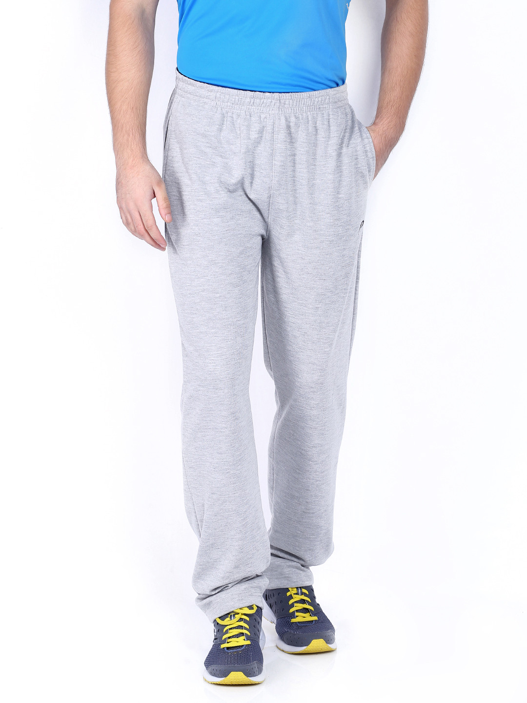 Buy Proline Men Grey Melange Track Pants Track Pants for Men 317981