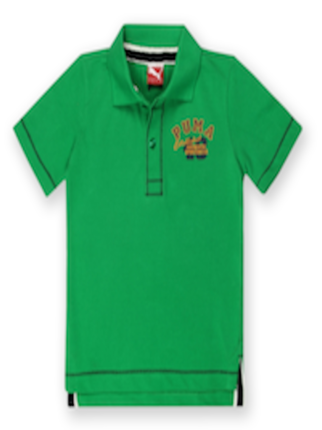 Buy Puma Boys Green Polo Pure Cotton T Shirt - Tshirts for Boys 391696 ...