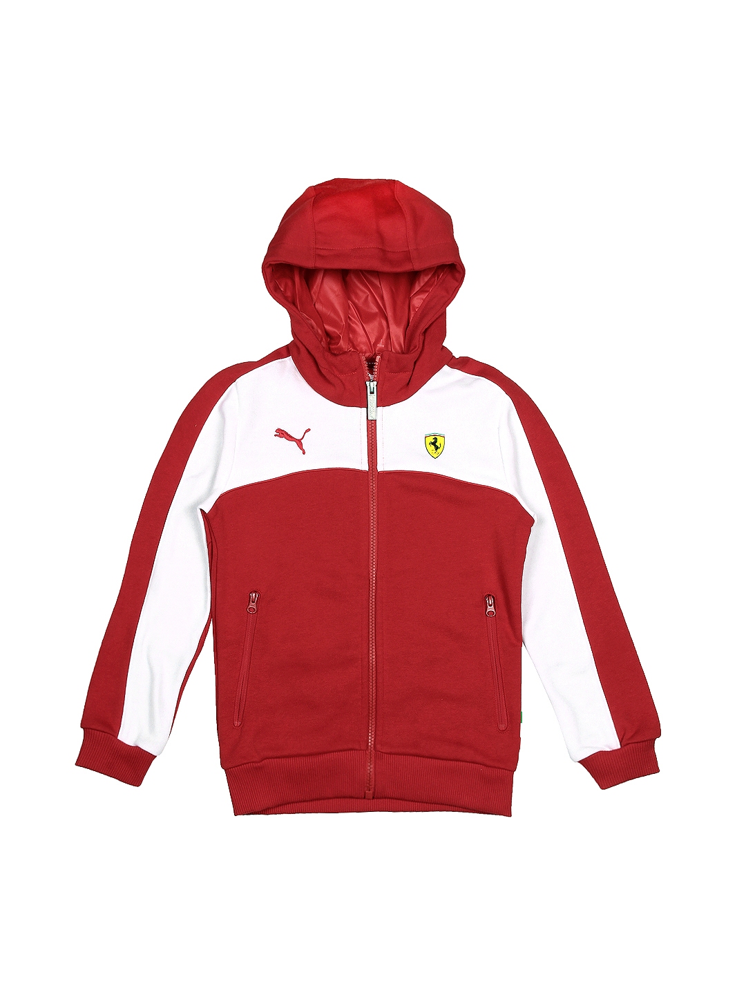 Buy Puma Boys Red Amp White Scuderia Ferrari Hooded