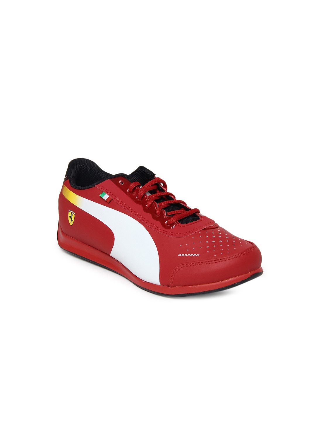 puma ferrari shoes orange kids