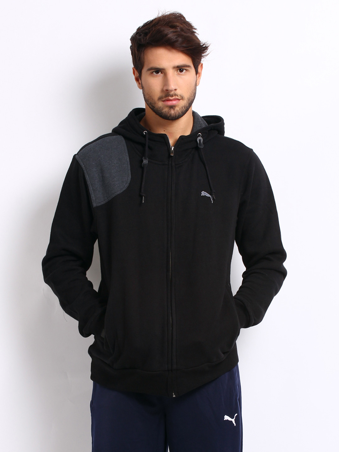 puma sweatshirt mens black