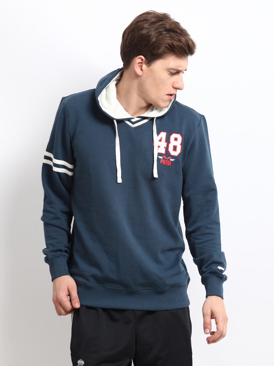 puma blue sweat jacket