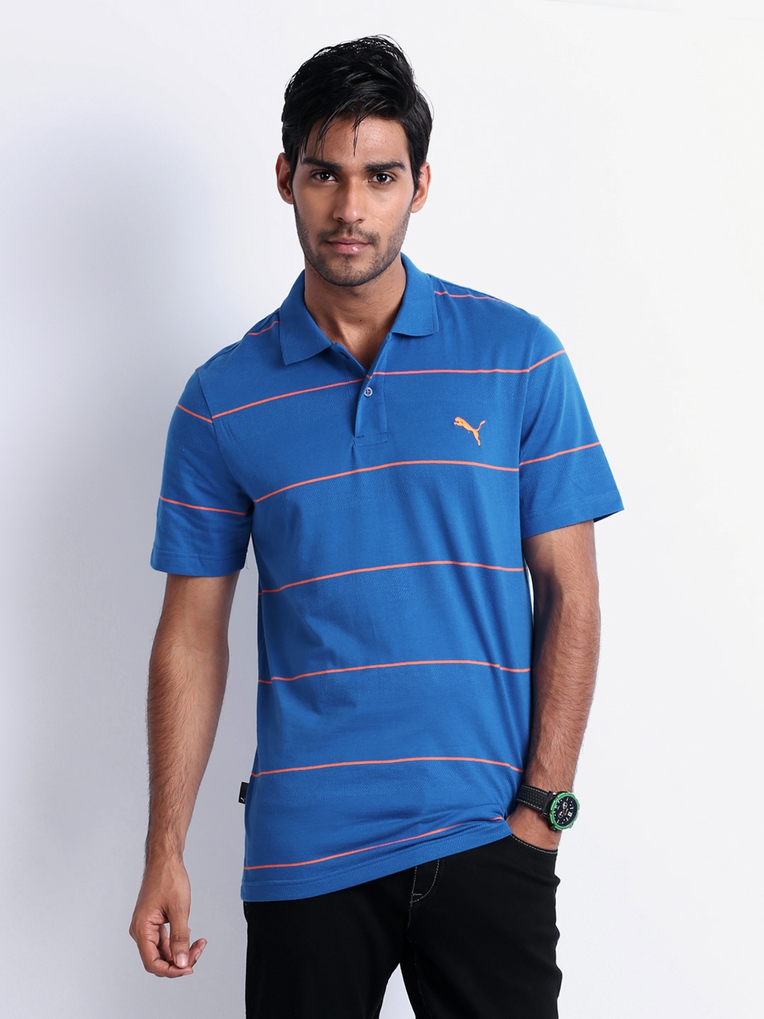 puma striped t shirt