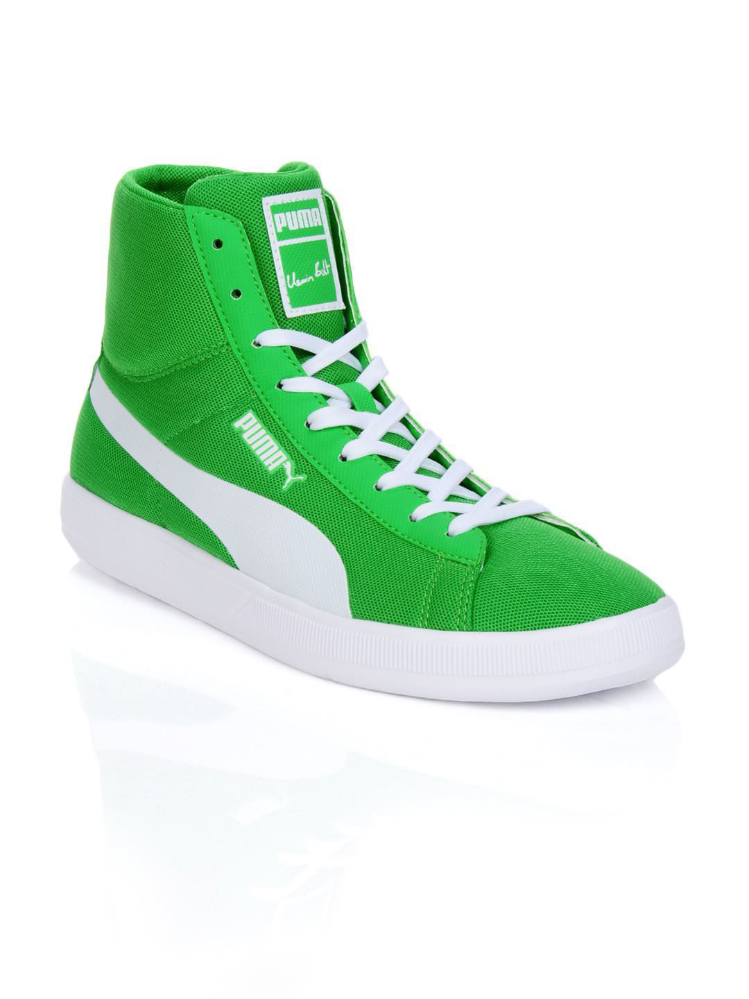 lime green puma shoes
