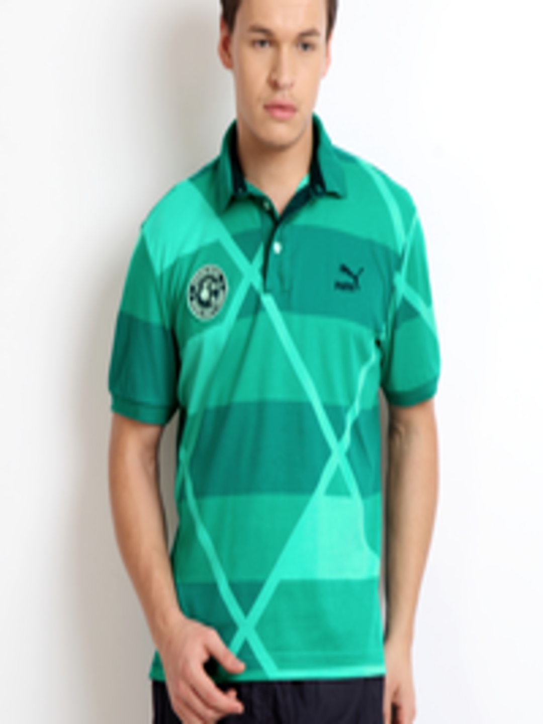Buy Puma Men Green Rugby Polo T Shirt - Tshirts for Men 162266 | Myntra