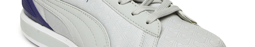 Buy Puma Men Grey Future Suede Mid Fil Sneakers - Casual Shoes for Men ...
