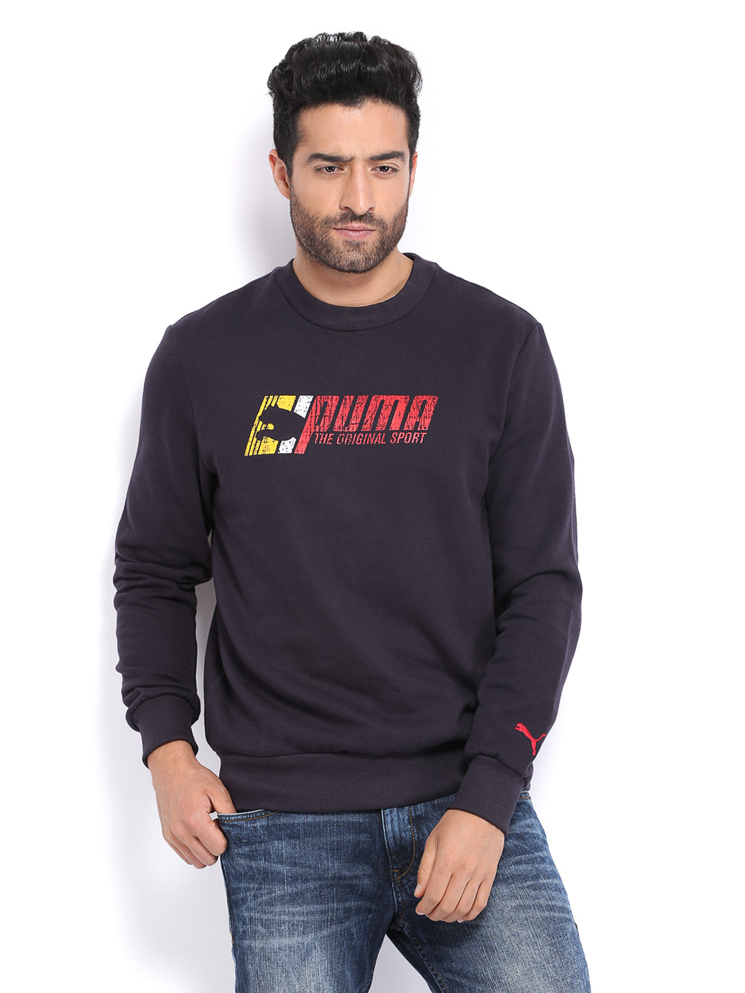 puma fleece sweatshirt