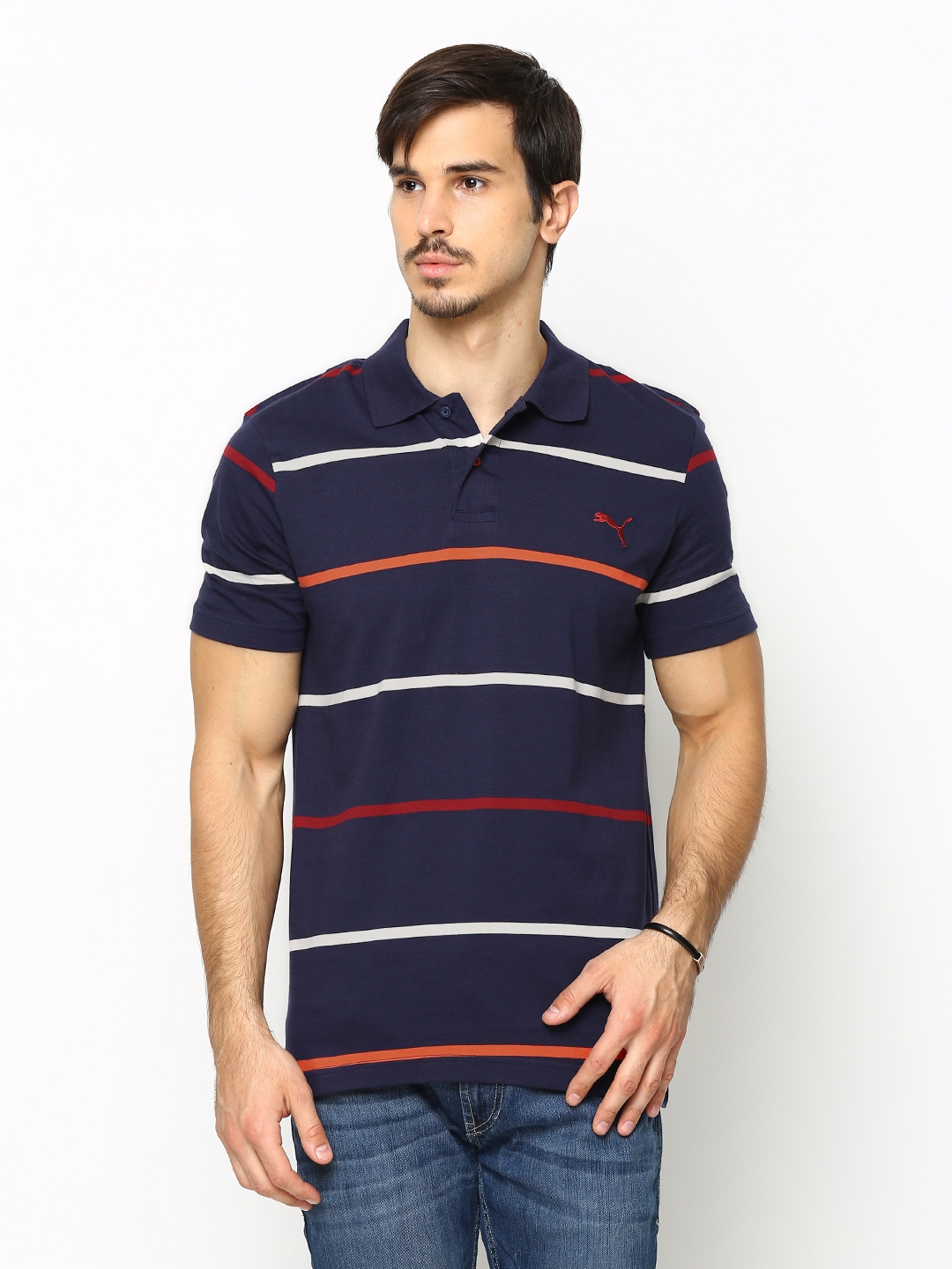 puma striped t shirt
