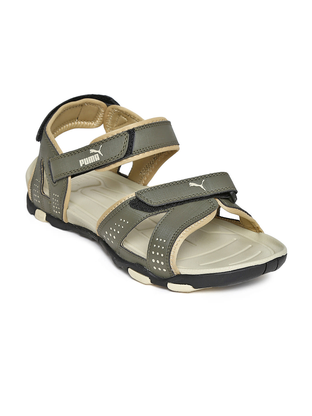 Buy Puma Men Olive Green Marcus Ind. Sports Sandals Sports Sandals