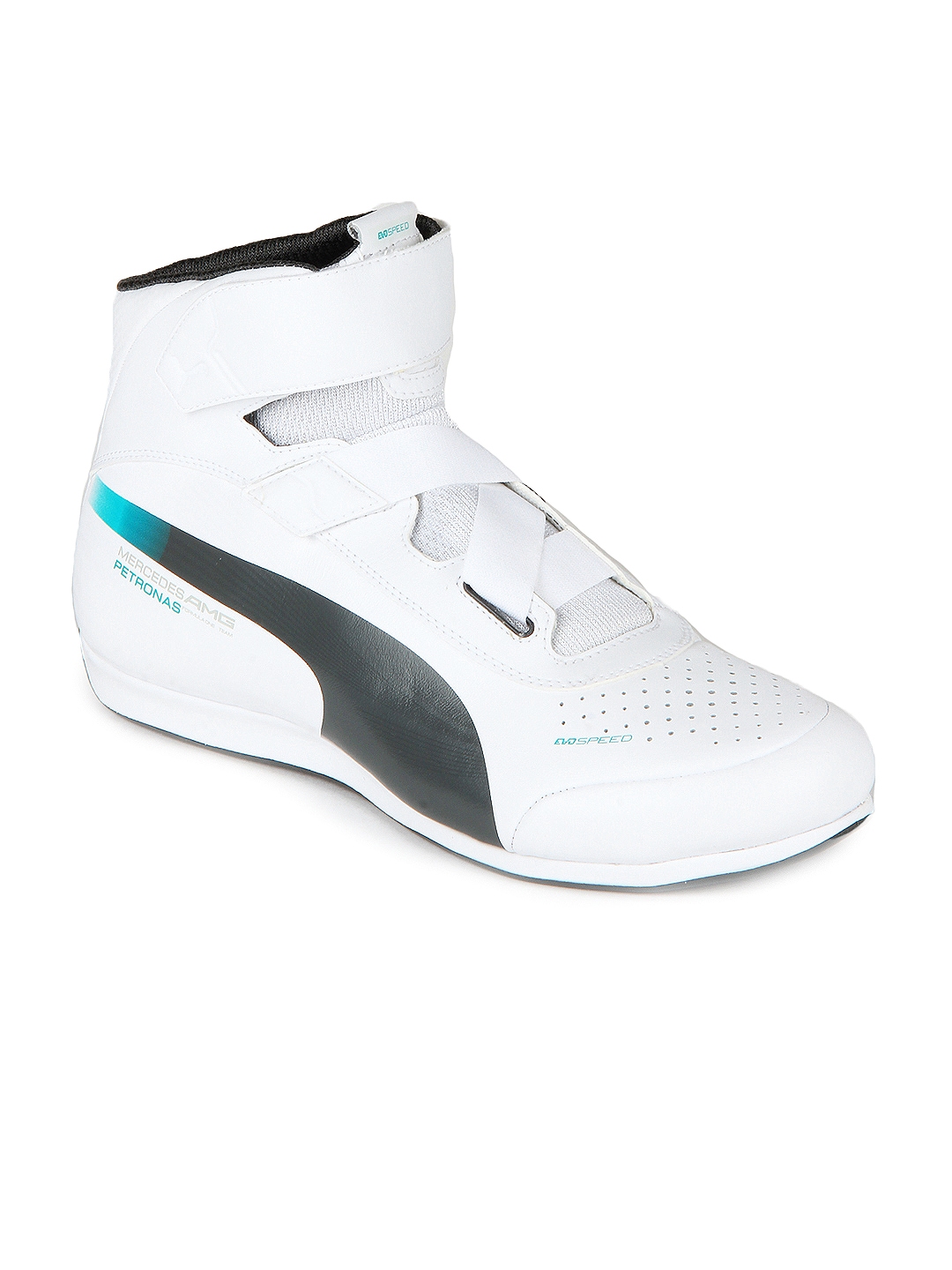 puma white motorsport shoes