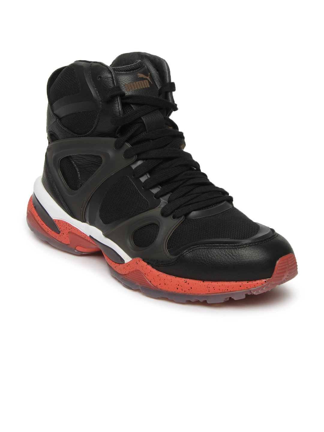 Buy Puma Men Black Alexander McQueen Run Mid Casual Shoes Casual