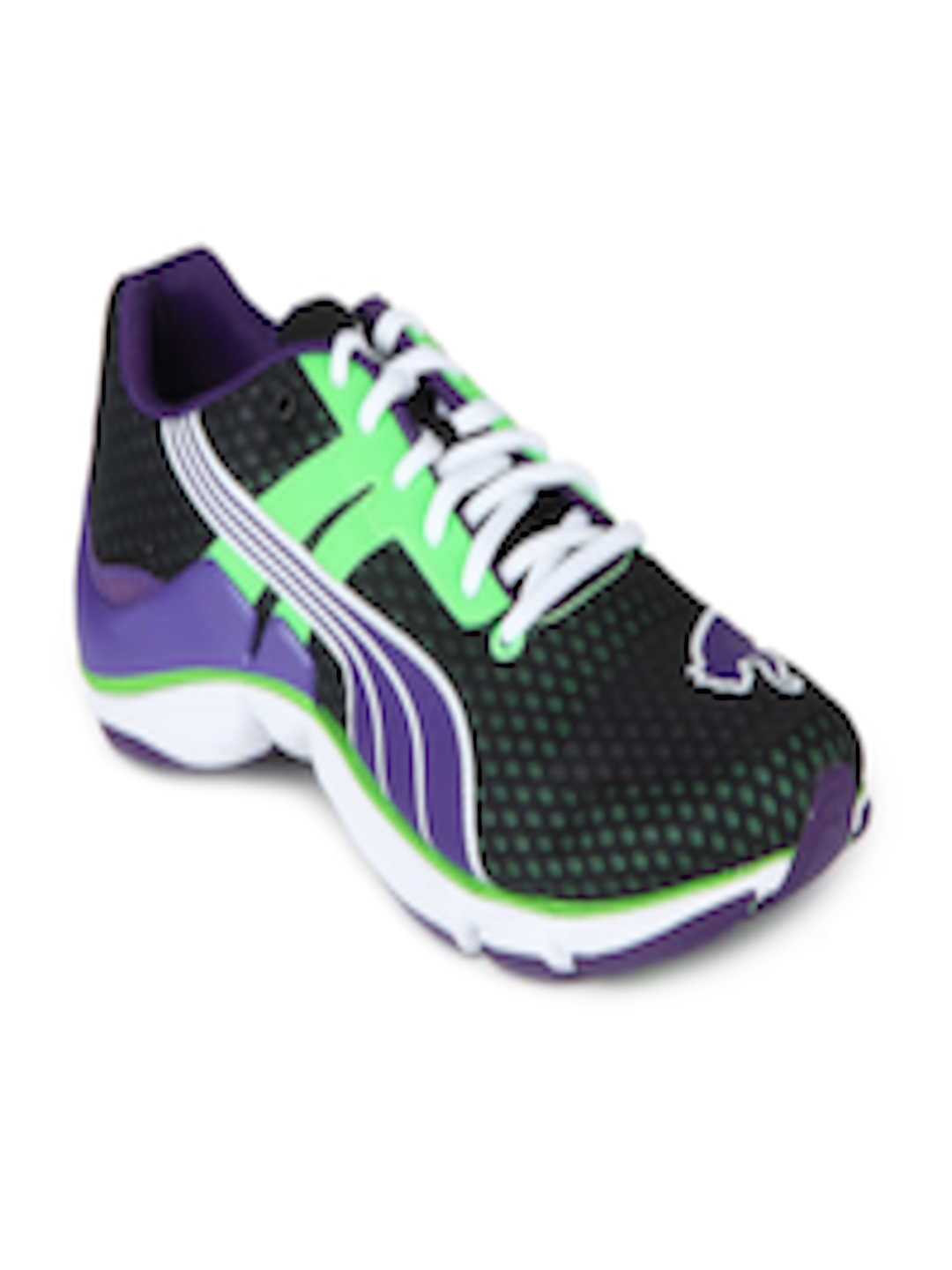 Buy Puma Men Purple & Green Mobium Elite NM Sports Shoes - Sports Shoes ...