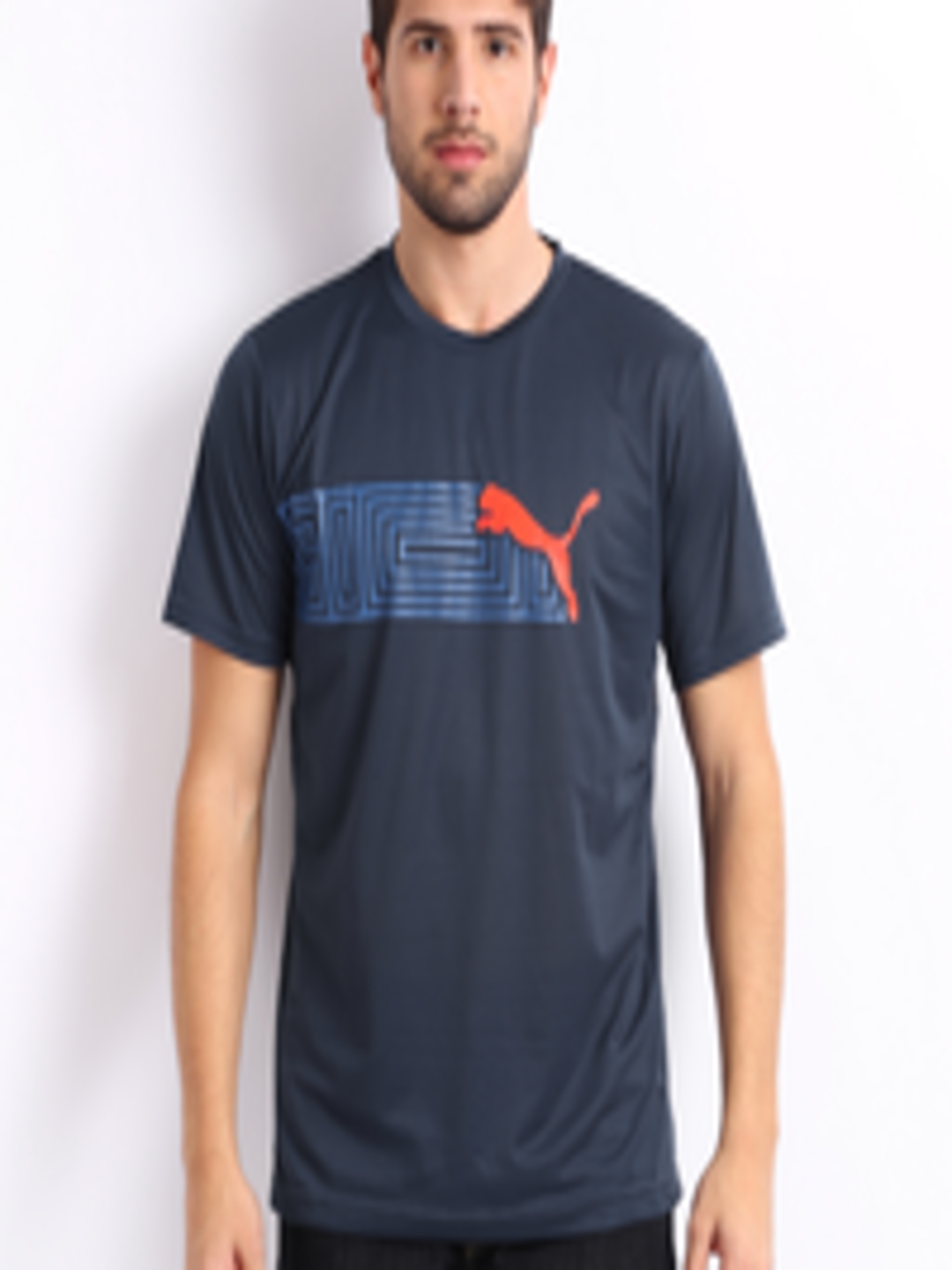 Buy Puma Men Navy Printed T Shirt - Tshirts for Men 271576 | Myntra