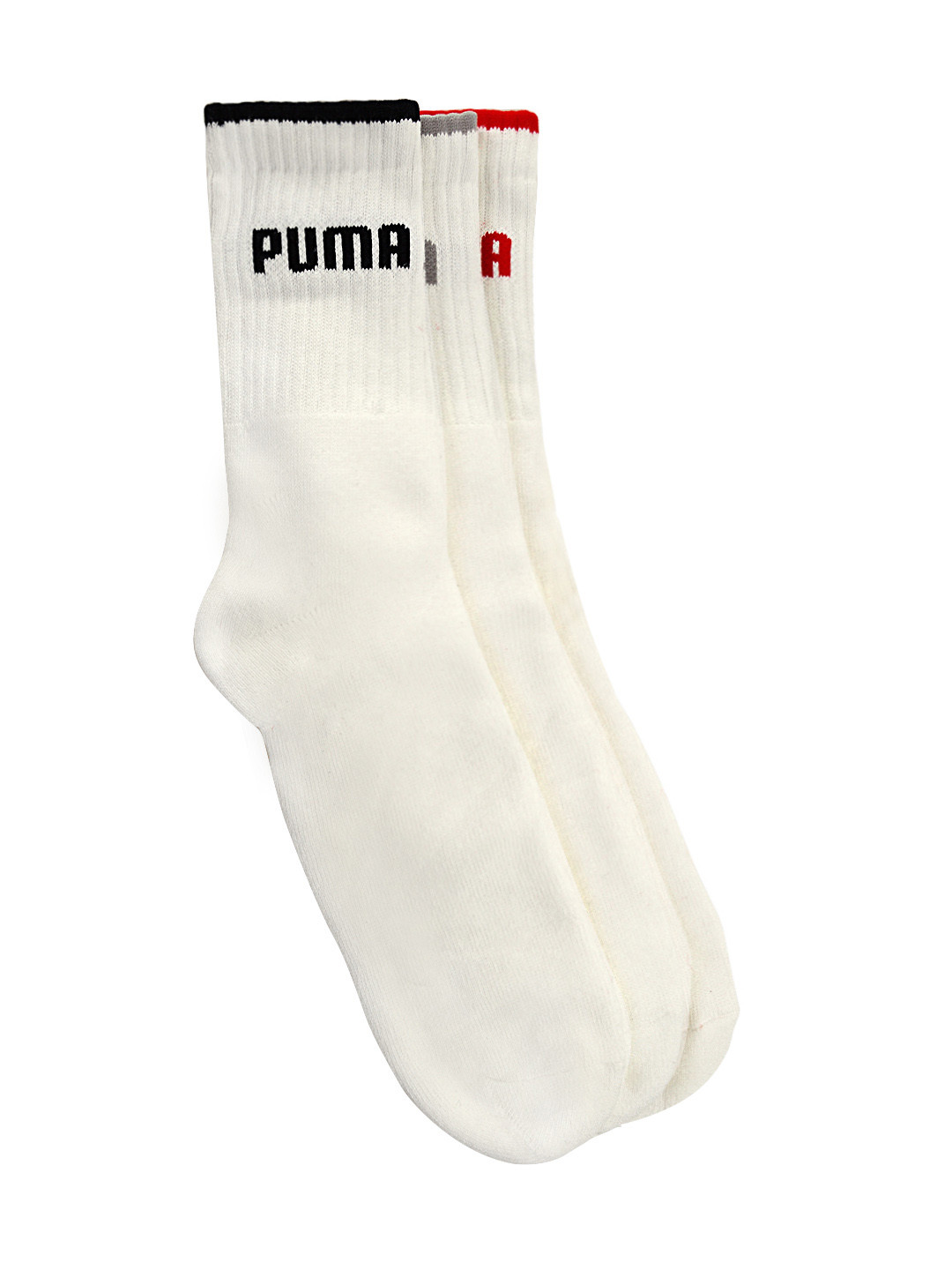 Buy Puma Men White Pack Of 3 Socks Socks for Men 18591 Myntra