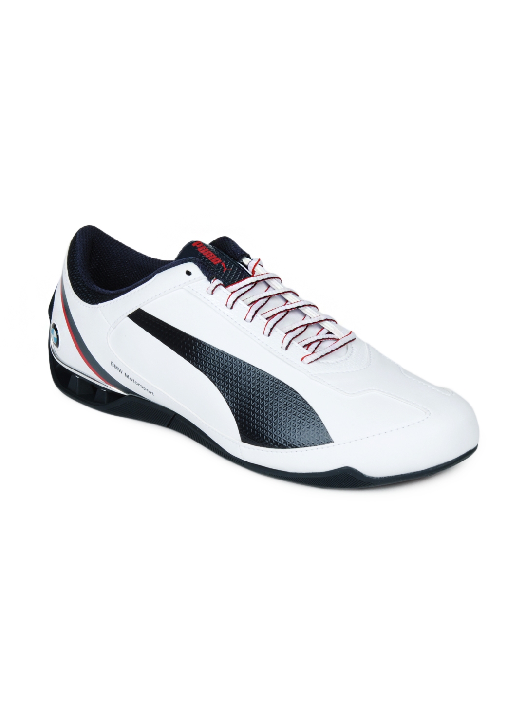 puma white motorsport shoes