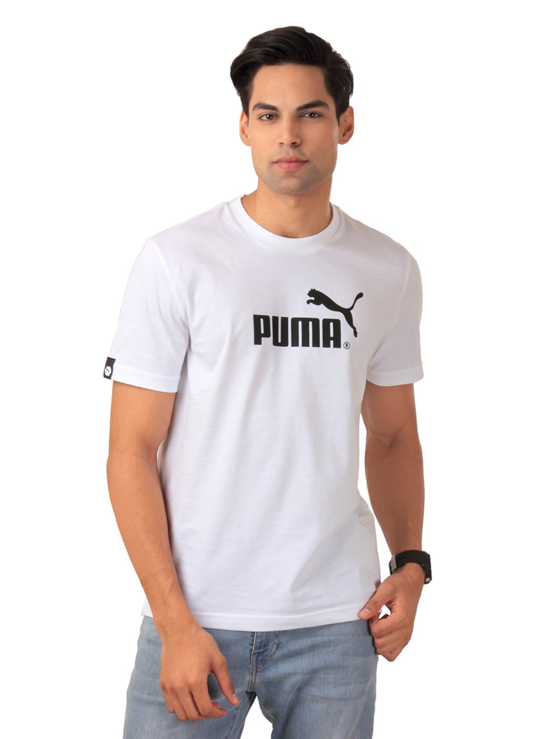 Buy Puma Men White T Shirt - Tshirts for Men 67417 | Myntra