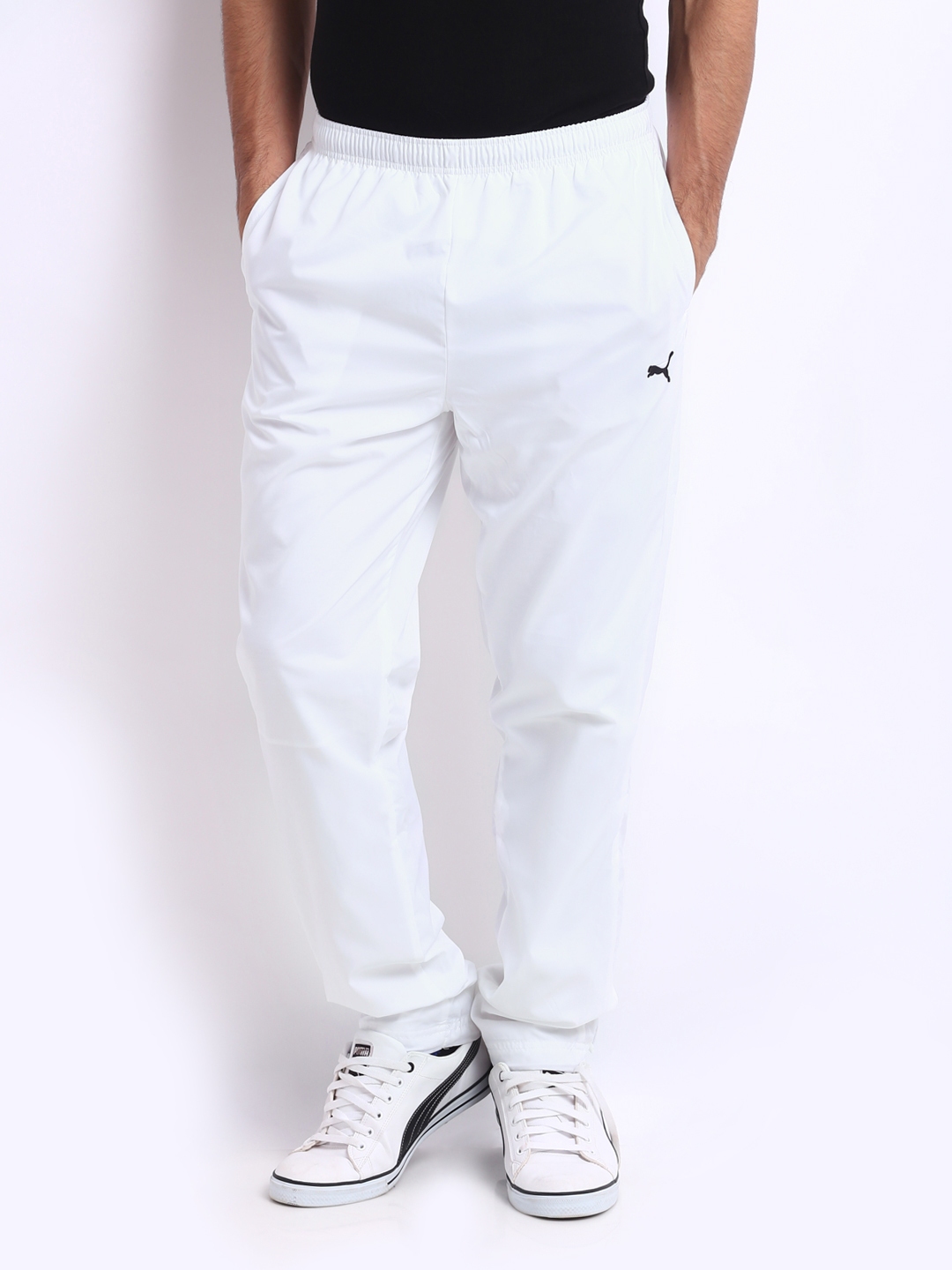 puma white track pants