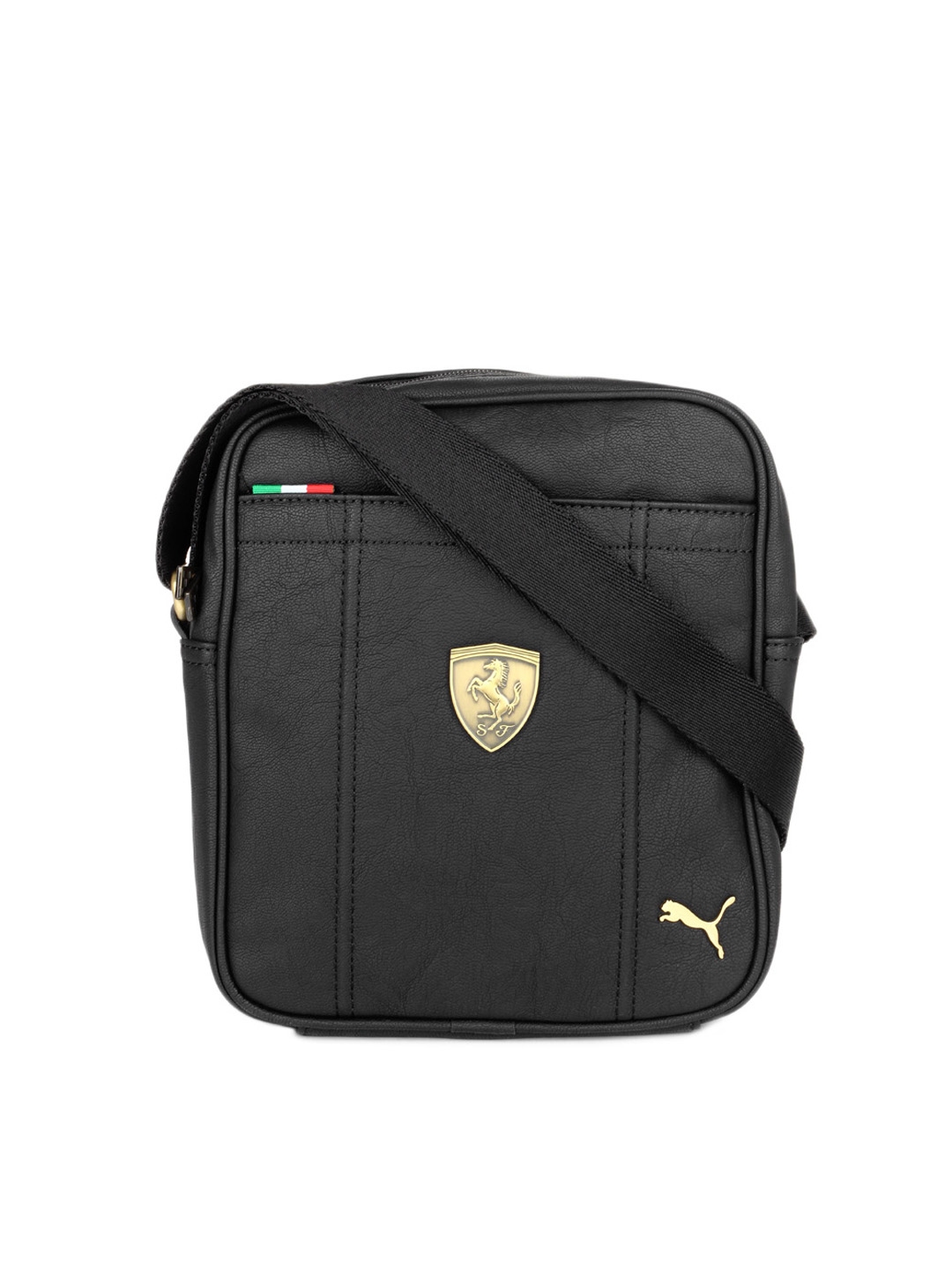 Buy Puma Unisex Black Ferrari LS Sling Bag - Handbags for Unisex 107541 ...