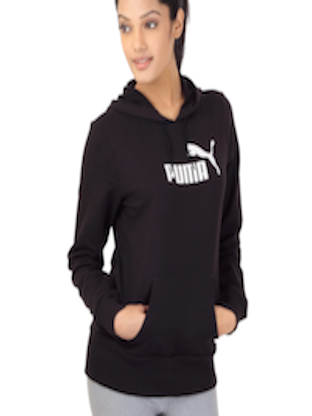 Buy Puma Women Black Sweatshirt - Sweatshirts for Women 81401 | Myntra