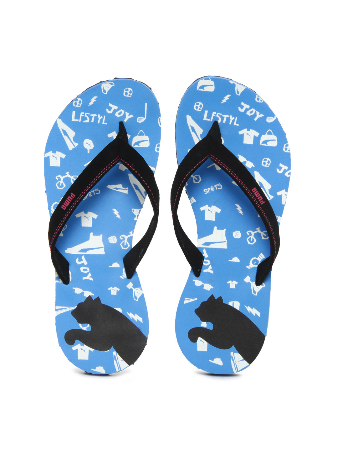 Buy Puma Women Coral XC Black & Blue Flip Flops - Flip Flops for Women