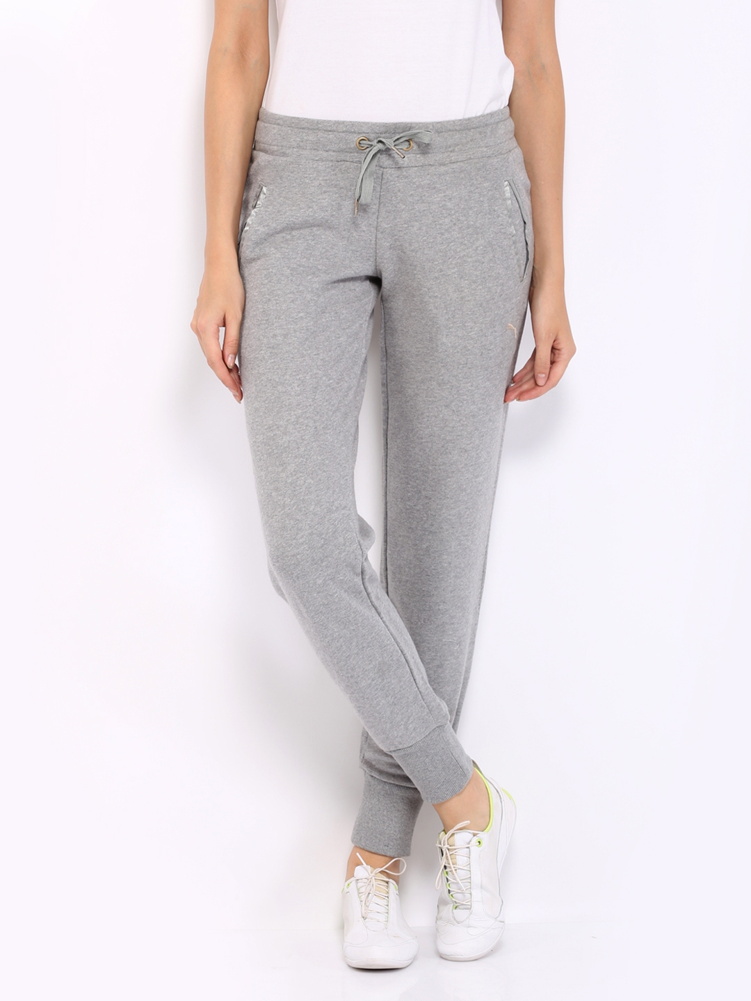 puma track pants grey