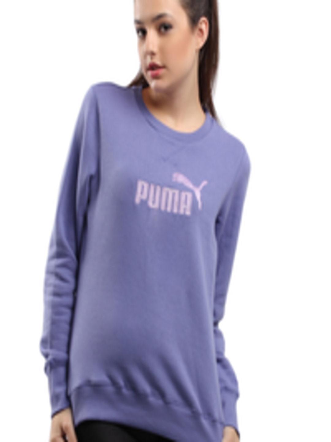 Buy Puma Women Purple Crew Sweatshirt - Sweatshirts for Women 77467 ...
