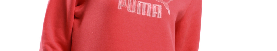 Buy Puma Women Red Crew Sweatshirts - Sweatshirts for Women 77466 | Myntra