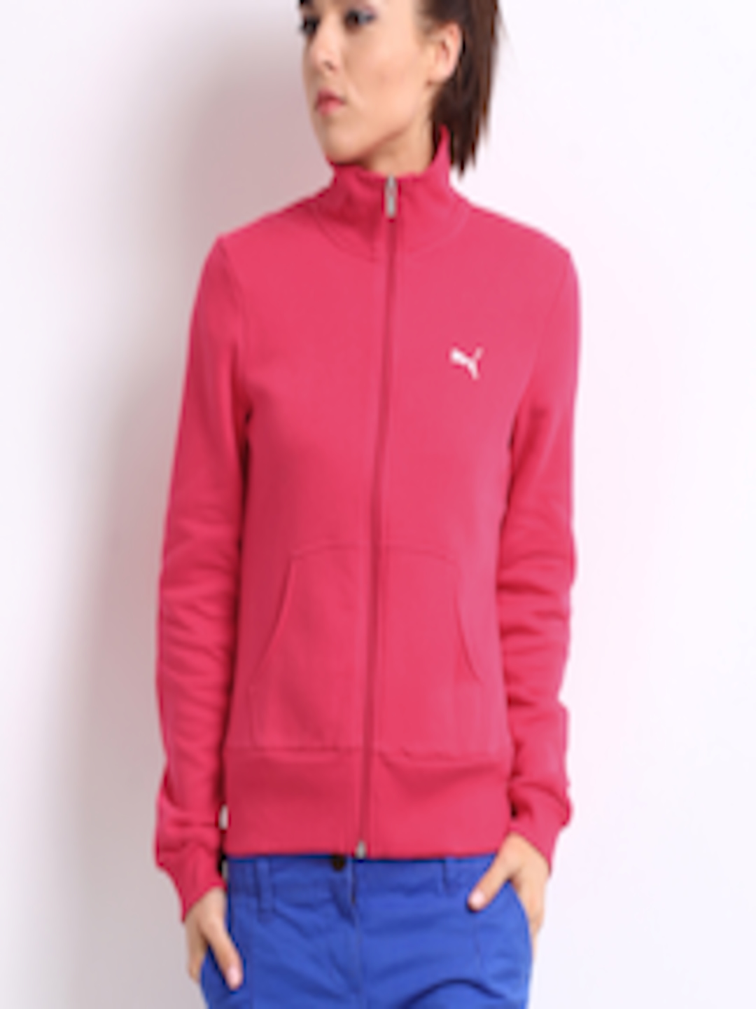 Buy Puma Women Pink Sweatshirt - Sweatshirts for Women 159275 | Myntra