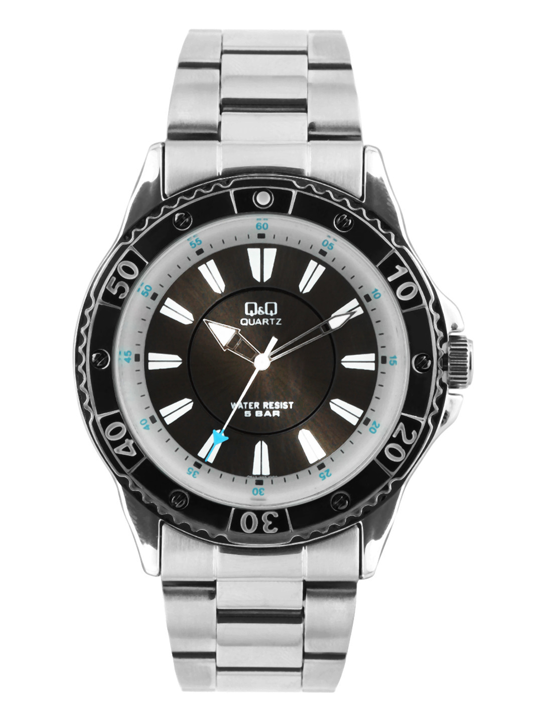 Buy Q&Q Men Gunmetal Toned Dial Watch Watches for Men 230513 Myntra