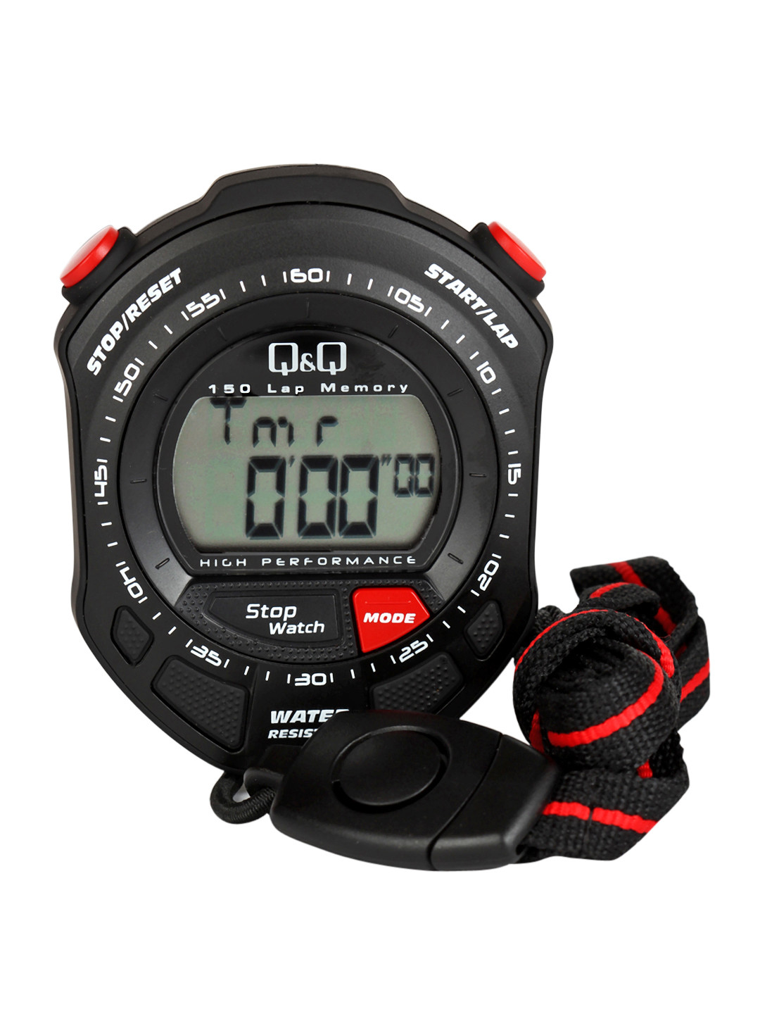 Buy Q&Q Unisex Black Digital Stop Watch Watches for Unisex 206733