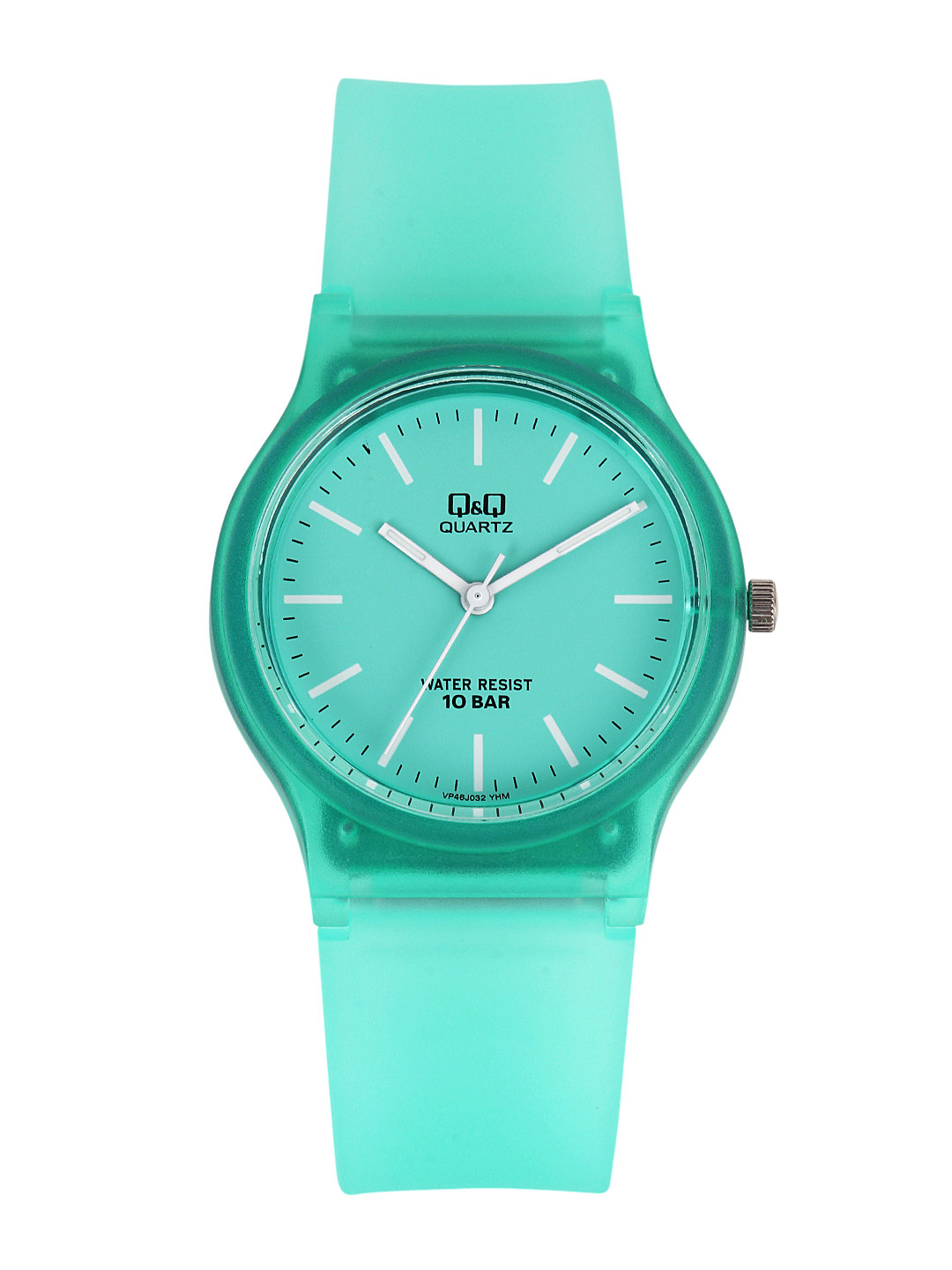 Buy Q&Q Unisex Sea Green Dial Watch Watches for Unisex 206788 Myntra