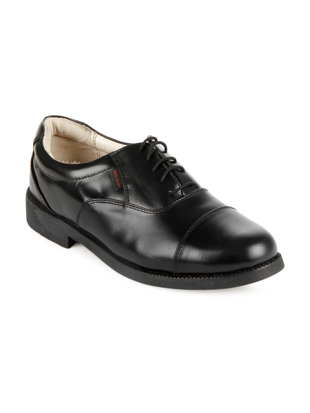 Buy Red Chief Men Black Leather Shoes - Formal Shoes for Men 150324 ...
