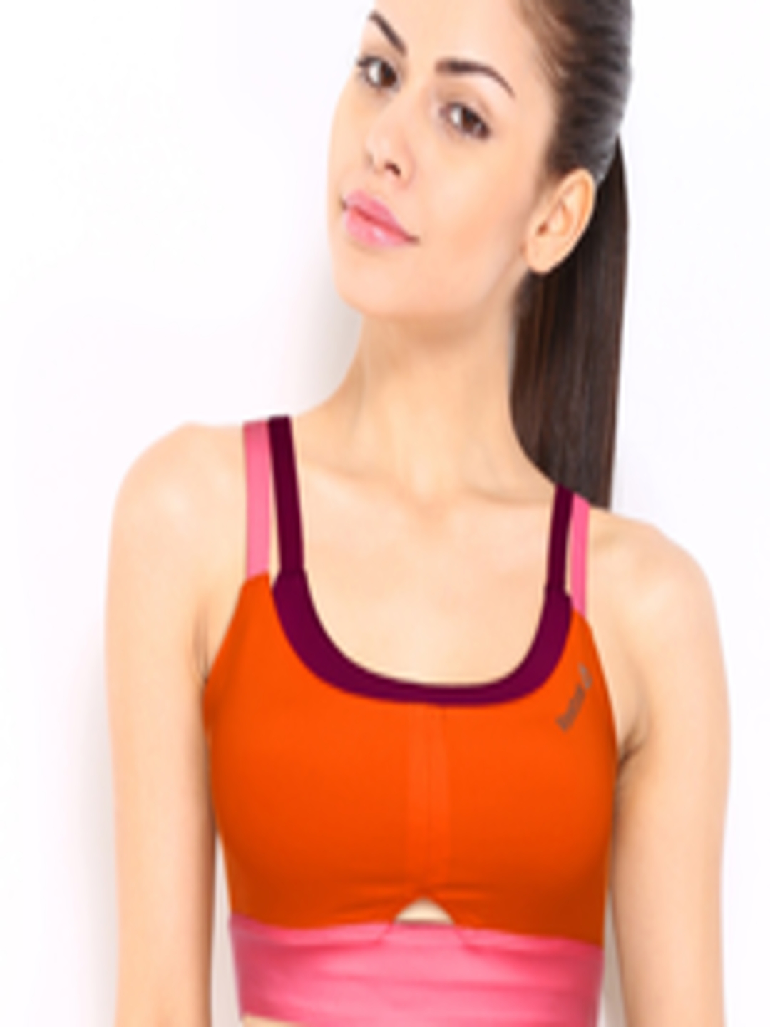 Buy Reebok Orange & Pink Sports Bra Z93510 - Bra for Women 439509 | Myntra