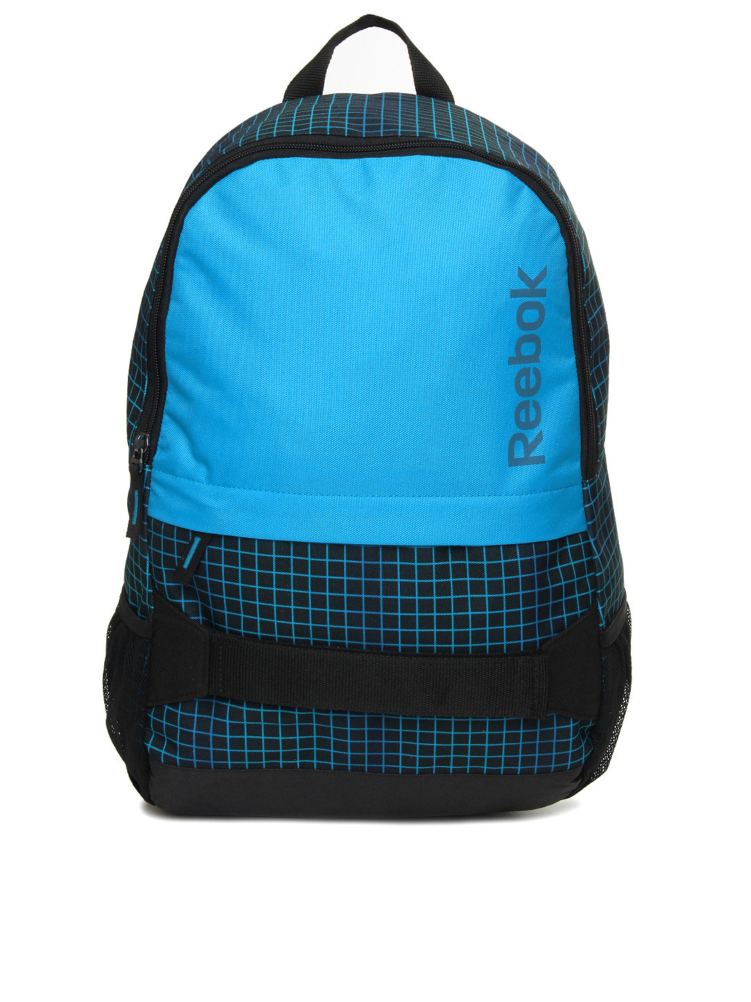 Buy Reebok Unisex Black & Blue Printed Backpack Backpacks for Unisex