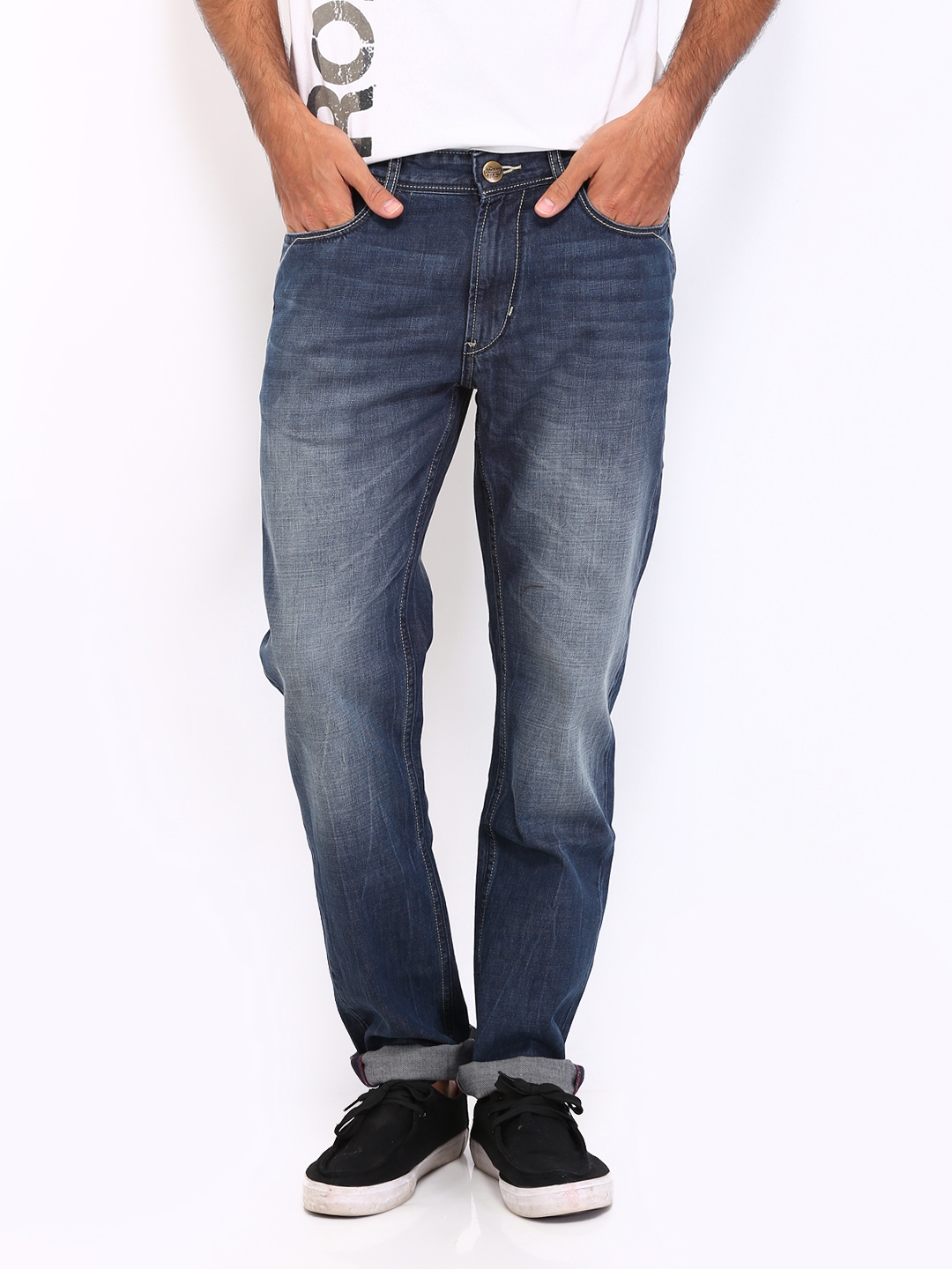 Buy Roadster Men Blue Slim Fit Jeans - Jeans for Men 278641 | Myntra