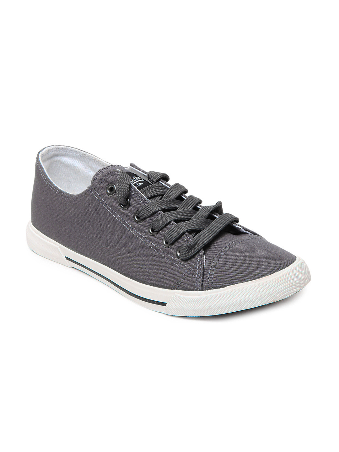 Buy Roadster Men Grey Canvas Shoes Casual Shoes for Men 168642 Myntra
