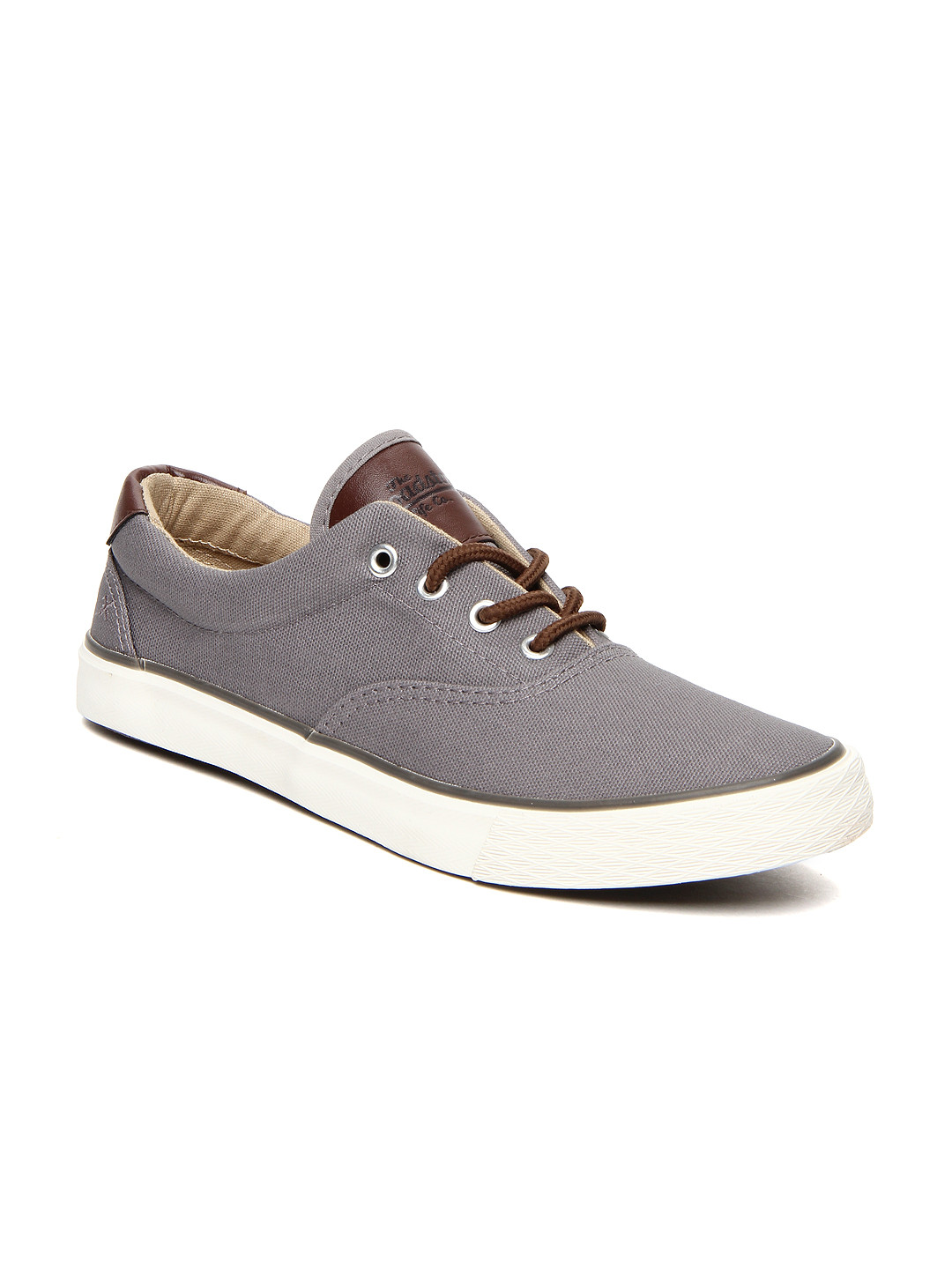 gray casual shoes