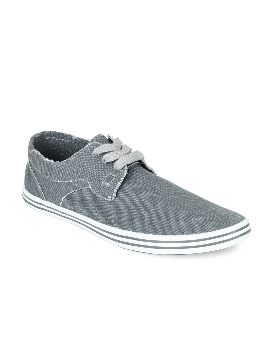 Buy Roadster Men Grey Canvas Shoes Casual Shoes for Men 111488 Myntra