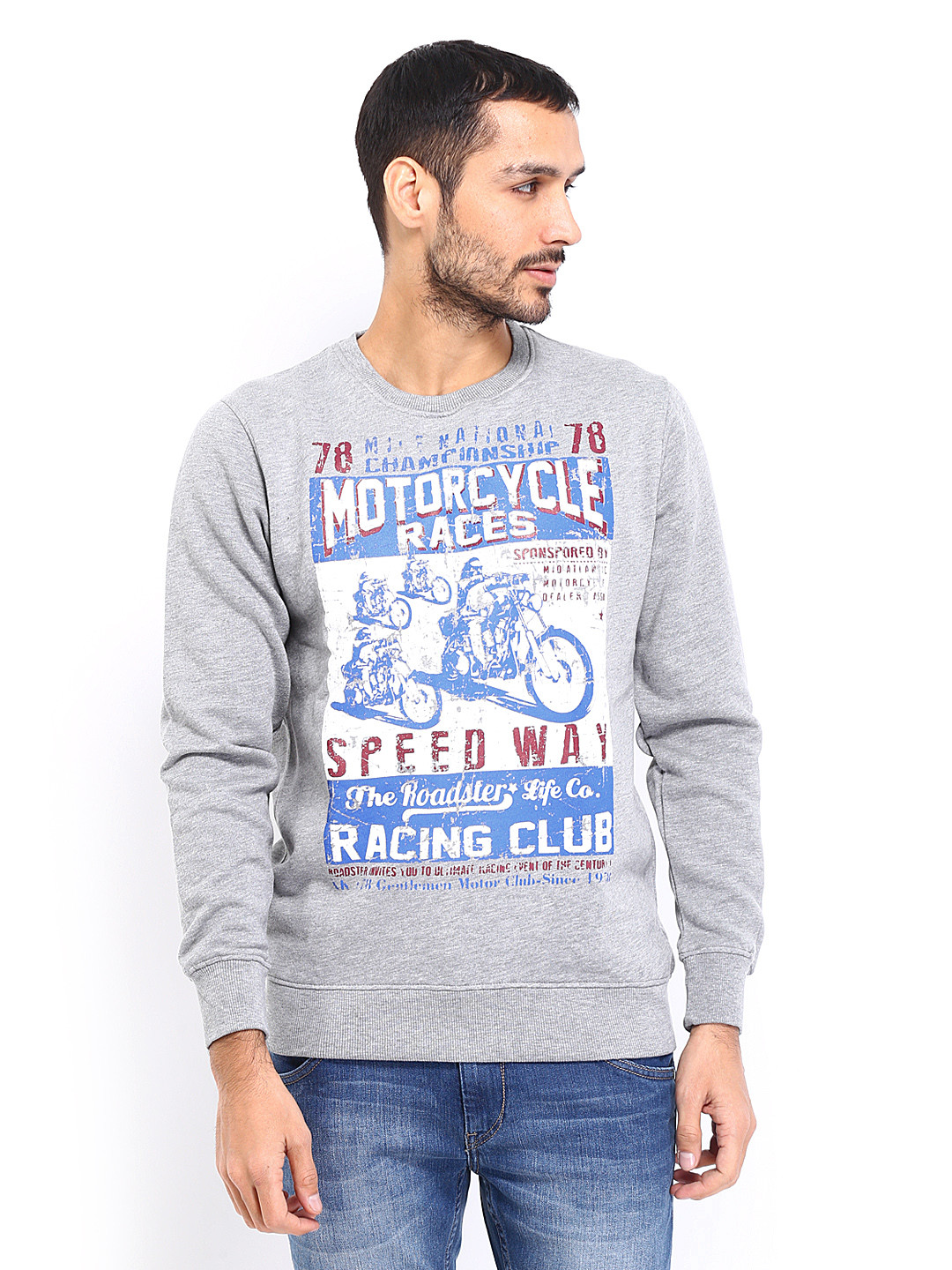 Roadster men sweatshirt clearance