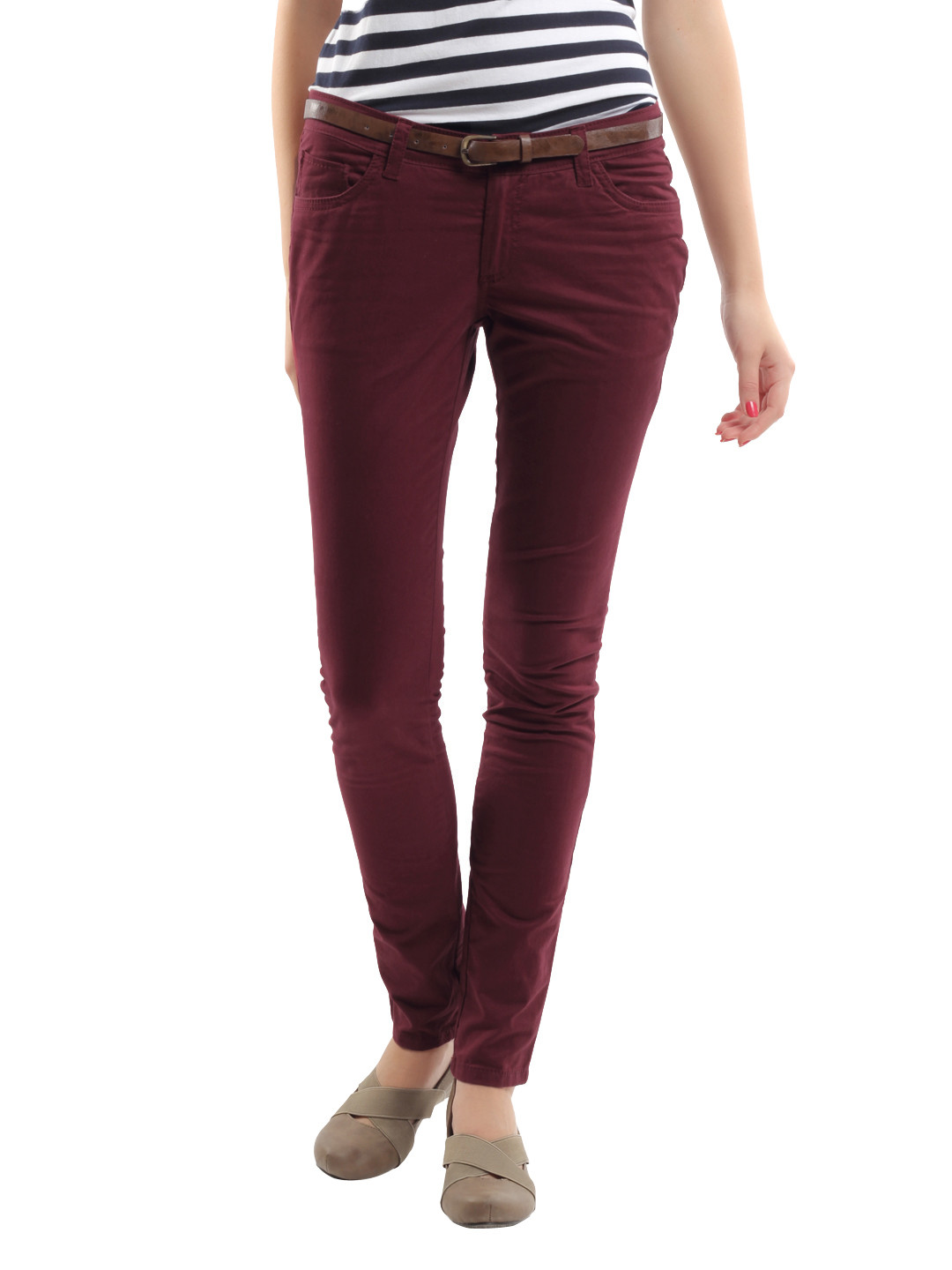 Buy Roadster Women Maroon Jeans Jeans for Women 88486 Myntra