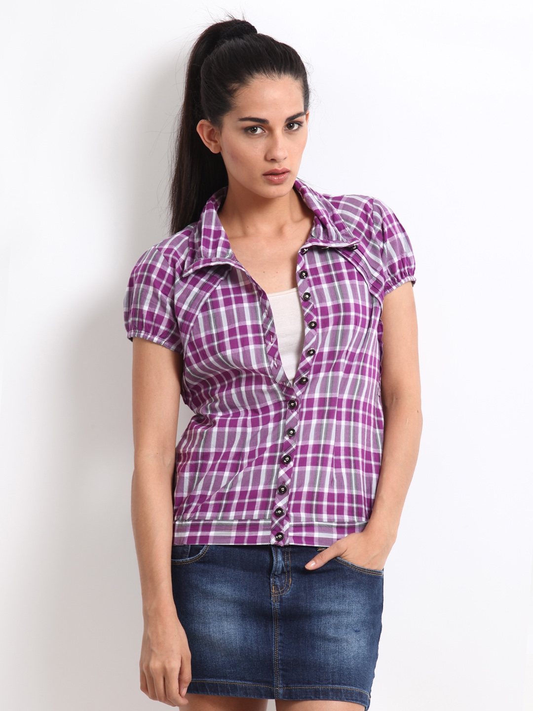 checked shirt for girl