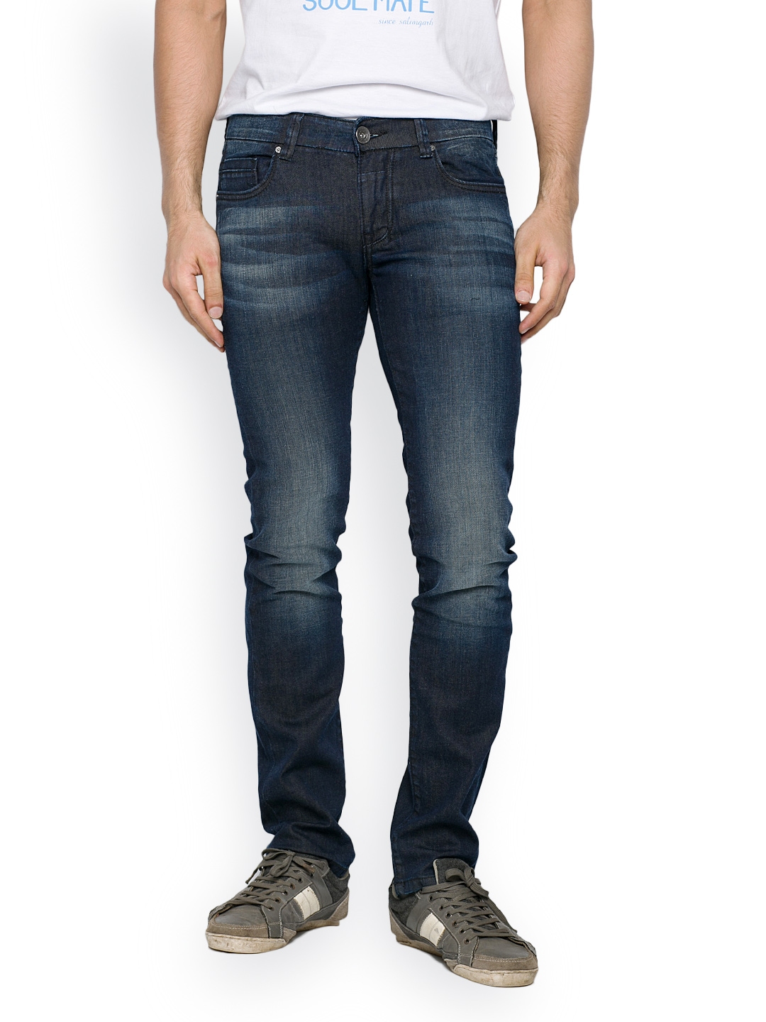 Buy Rookies Men Blue Tapered Fit Jeans - Jeans for Men 401765 | Myntra