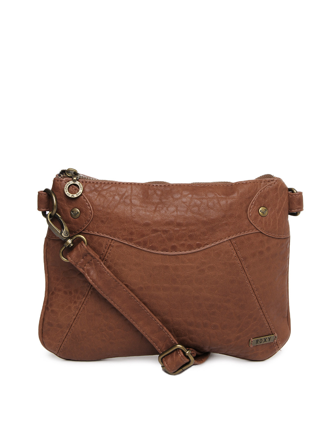 Buy Roxy Brown Sling Bag Handbags for Women 350210 Myntra