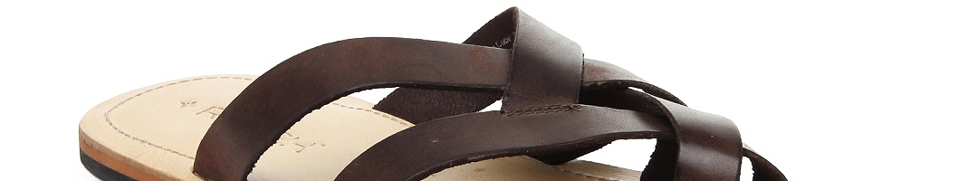 Buy Ruosh Men Brown Leather Sandals - Sandals for Men 274885 | Myntra