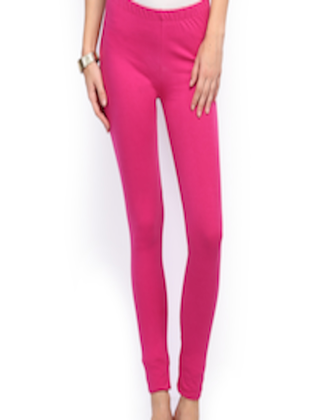 Buy SPANDANA Women Pink Churidar Leggings - Churidar for Women 383140 ...
